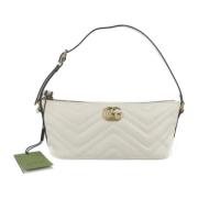 Gucci Vintage Pre-owned Tyg gucci-vskor White, Dam