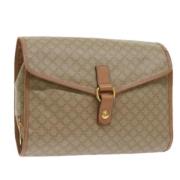 Celine Vintage Pre-owned Canvas kuvertvskor Beige, Dam