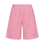 Givenchy Herr Bomull Rosa Elastisk Midja Shorts Pink, Herr