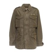 Ralph Lauren Olivgrön Militärjacka Green, Dam