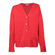 Stella McCartney Röd Merinoull Kofta Red, Dam