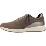 Geox Snygga Sneakers för vardagsbruk Brown, Dam