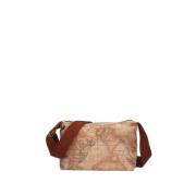 Alviero Martini 1a Classe Mjuk Crossbody Väska Beige, Dam