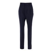 Ami Paris Cigarette Trousers Look Runway Style Blue, Dam