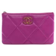 Chanel Vintage Pre-owned Laeder chanel-vskor Purple, Dam