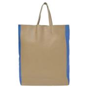 Celine Vintage Pre-owned Laeder totevskor Beige, Dam