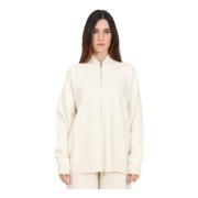 Max Mara Ivory Teorema Sweatshirt Beige, Dam