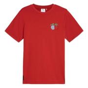 Puma X One Piece Tee T-shirt Red, Herr