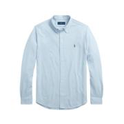 Ralph Lauren Fjäderlätt Mesh Skjorta Blue, Herr