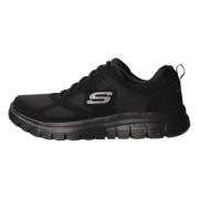 Skechers Andningsbara Atletiska Sneakers Black, Herr