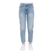 Tommy Jeans Ljus Denim Slim Fit Jeans Blue, Dam