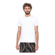 Versace Jeans Couture Vit kortärmad logot-shirt White, Herr