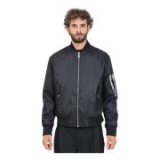 Versace Jeans Couture Chromo Couture Bomber Coat Black, Herr