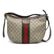 Gucci Vintage Pre-owned Canvas gucci-vskor Beige, Dam