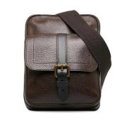 Louis Vuitton Vintage Pre-owned Laeder crossbodyvskor Brown, Dam