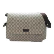 Gucci Vintage Pre-owned Canvas gucci-vskor Beige, Dam