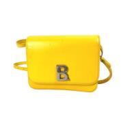 Balenciaga Vintage Pre-owned Laeder axelremsvskor Yellow, Dam