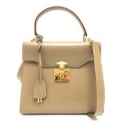 Gucci Vintage Pre-owned Canvas gucci-vskor Beige, Dam