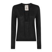 Semicouture Edith Elegant Svart Klänning Black, Dam