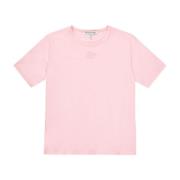 Munthe Broderad Ros T-shirt Pink, Dam