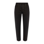 Saint Laurent Högmidjade jeans Black, Dam