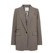 Co'Couture Oversize Valnöt Blazer Brown, Dam