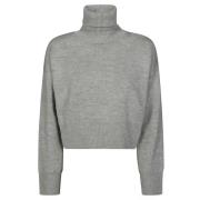 Dondup Turtleneck Sweater Box Gray, Dam