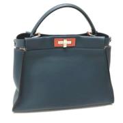 Fendi Vintage Pre-owned Laeder fendi-vskor Blue, Dam