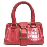 Celine Vintage Pre-owned Laeder handvskor Red, Dam