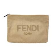 Fendi Vintage Pre-owned Tyg fendi-vskor Beige, Dam