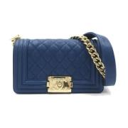 Chanel Vintage Pre-owned Laeder chanel-vskor Blue, Dam