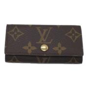 Louis Vuitton Vintage Pre-owned Canvas nyckelhllare Brown, Dam