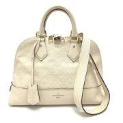 Louis Vuitton Vintage Pre-owned Tyg louis-vuitton-vskor Beige, Dam