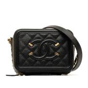 Chanel Vintage Pre-owned Laeder chanel-vskor Black, Dam