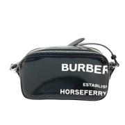 Burberry Vintage Pre-owned Laeder axelremsvskor Black, Herr