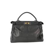 Fendi Vintage Pre-owned Laeder handvskor Black, Dam