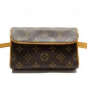 Louis Vuitton Vintage Pre-owned Canvas crossbodyvskor Brown, Dam