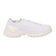 Neil Barrett Vita Bolt Sneakers i Tekniskt Tyg White, Herr