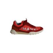 Chanel Vintage Pre-owned Laeder sneakers Red, Dam