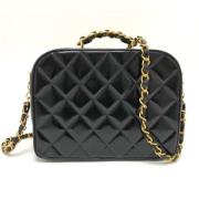 Chanel Vintage Pre-owned Tyg chanel-vskor Black, Dam