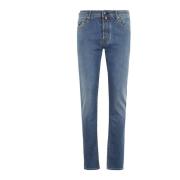 Jacob Cohën Ljus Tvätt Denim Jeans Blue, Herr