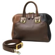 Fendi Vintage Pre-owned Laeder fendi-vskor Brown, Dam