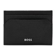 Hugo Boss Modern Läderkorthållare Black, Herr