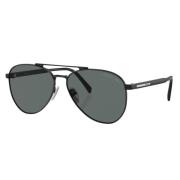 Prada Polariserade solglasögon mörkgrå linser Black, Unisex