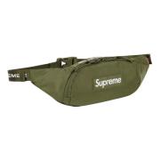 Supreme Begränsad Upplaga Liten Midjeväska Oliv Green, Unisex