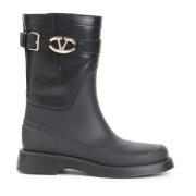 Valentino Garavani Modig Rainboot VLogo Edition Black, Dam