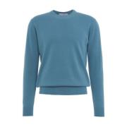 Gender Blå Stickat Aw24 Handtvätt Blue, Herr