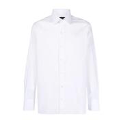 Tom Ford Poplin Slim Fit Skjorta - Storlek 41, Vit White, Herr