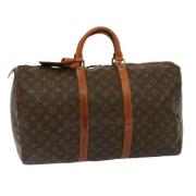 Louis Vuitton Vintage Pre-owned Canvas resvskor Brown, Dam