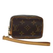 Louis Vuitton Vintage Pre-owned Canvas necessrer Brown, Dam